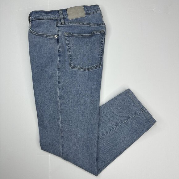 Everlane Women's Blue The‎ Original Cheeky Straight Jean W27-28.2/L24.9 - Picture 3 of 11